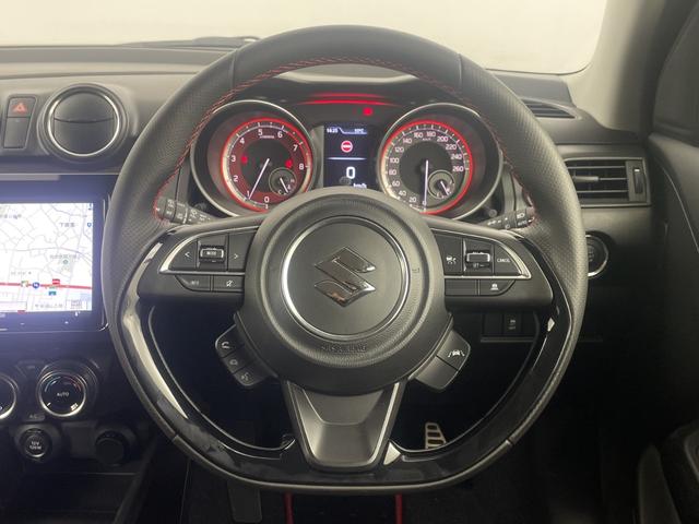 スイフトスポーツ ベースグレード 社外9型SDナビ バックカメラ 運転席シートヒーター レーダークルーズコントロール ビルトインETC ブラインドスポットモニター レーンキープアシスト 衝突軽減ブレーキ 横滑り防止 純正フロアマット(9枚目)