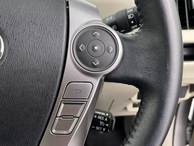 プリウスアルファ 純正ナビ(FM/AM/CD/DVD/HDMI/Bluetooth) バックカメラ フルセグテレビ クルーズコントロール ビルトインETC 運転席パワーシート ハーフレザーシート オートLEDライト(10枚目)