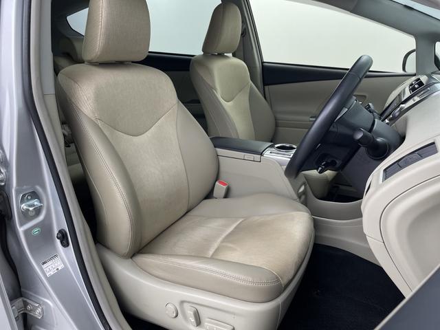 プリウスアルファ 純正ナビ(FM/AM/CD/DVD/HDMI/Bluetooth) バックカメラ フルセグテレビ クルーズコントロール ビルトインETC 運転席パワーシート ハーフレザーシート オートLEDライト(40枚目)