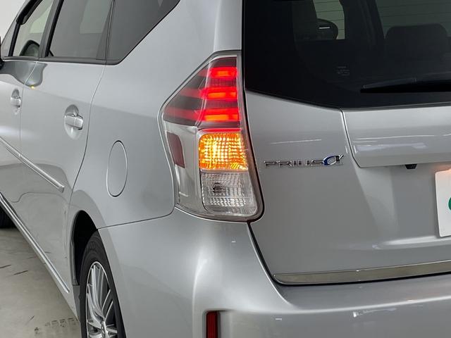 プリウスアルファ 純正ナビ(FM/AM/CD/DVD/HDMI/Bluetooth) バックカメラ フルセグテレビ クルーズコントロール ビルトインETC 運転席パワーシート ハーフレザーシート オートLEDライト(54枚目)