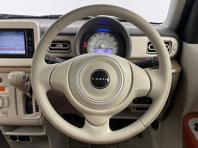 アルトラパン X 社外ナビ 地デジフルセグ バックカメラ ドラレコ ETC 衝突軽減ブレーキ 車線逸脱警報 クリアランスソナー シートヒーター アイドリングストップ プッシュスタート 純正フロアマット 純正ドアバイザー(8枚目)