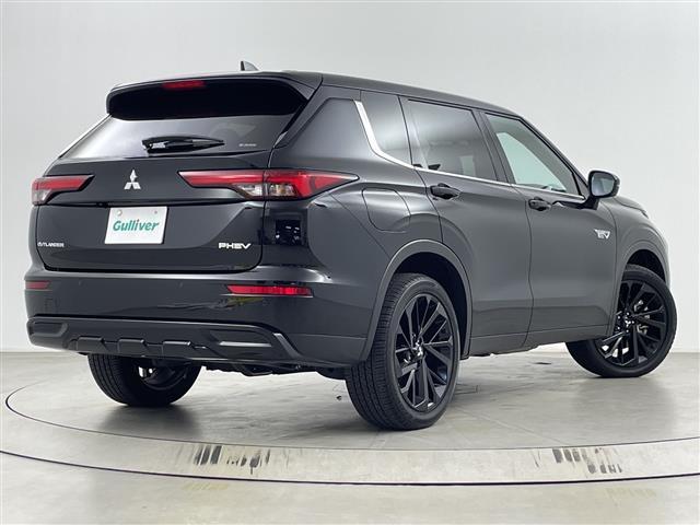 アウトランダーPHEV ブラックエディション 純正12.3インチナビ 全方位カメラ マイパイロット BSM ETC2.0 前後ドライブレコーダー AC100V ワイヤレス充電 パドルシフト ステアリングヒーター シートヒーター 電動リアゲート(38枚目)