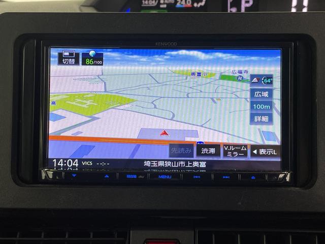 タント カスタムＸ　純正ナビ　バックカメラ　フルセグテレビ　ＥＴＣ　ドライブレコーダー　両側パワースライドドア　シートヒーター　衝突被害軽減ブレーキ　車線逸脱警報　クリアランスソナー　オートハイビーム　純正アルミホイール（3枚目）