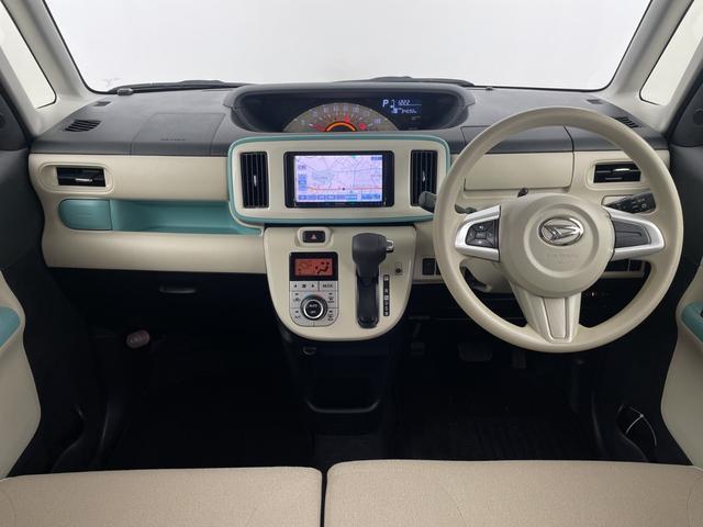 ムーヴキャンバス Xリミテッドメイクアップ SAII 社外ナビ バックカメラ 前後ドライブレコーダー ETC 両側パワースライドドア 衝突軽減ブレーキ アイドリングストップ オートライト 純正フロアマット プッシュスタート ドアバイザー フォグランプ(8枚目)