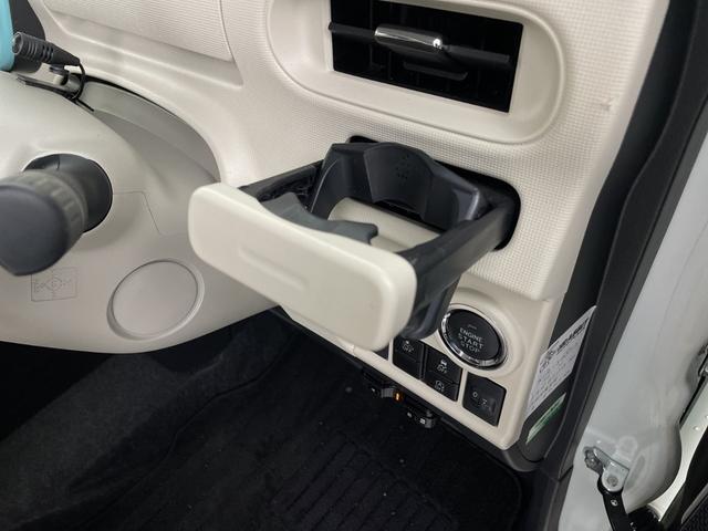 ムーヴキャンバス Xリミテッドメイクアップ SAII 社外ナビ バックカメラ 前後ドライブレコーダー ETC 両側パワースライドドア 衝突軽減ブレーキ アイドリングストップ オートライト 純正フロアマット プッシュスタート ドアバイザー フォグランプ(29枚目)