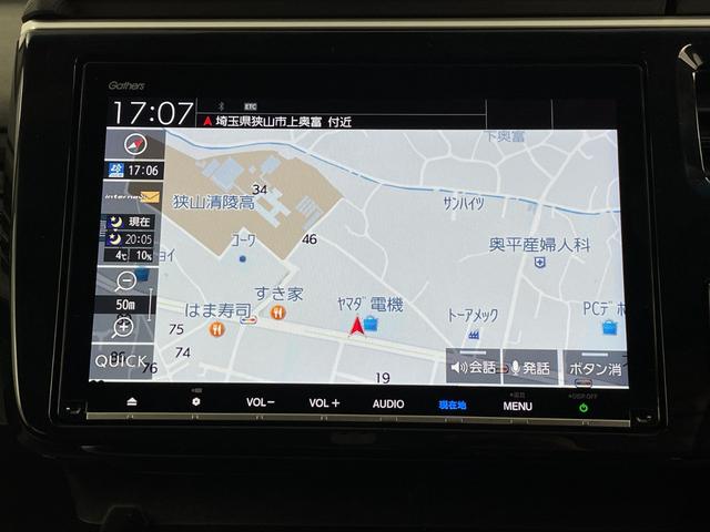 ステップワゴンスパーダ スパーダハイブリッド　Ｇ　ホンダセンシング　フリップダウンモニター　純正ナビ　バックカメラ　前後ドライブレコーダー　ビルトインＥＴＣ　両側パワースライドドア　衝突被害軽減ブレーキ　レーダークルーズコントロール　車線逸脱警報　純正アルミホイール（8枚目）