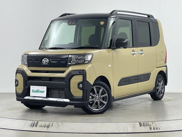 タント ファンクロス　社外ナビ　全方位カメラ　前席シートヒーター　両側パワースライドドア　衝突軽減ブレーキ　コーナーセンサー　電子パーキングシステム　ブレードホールド　ロールサンシェード　フロアマット　純正アルミホイール（65枚目）