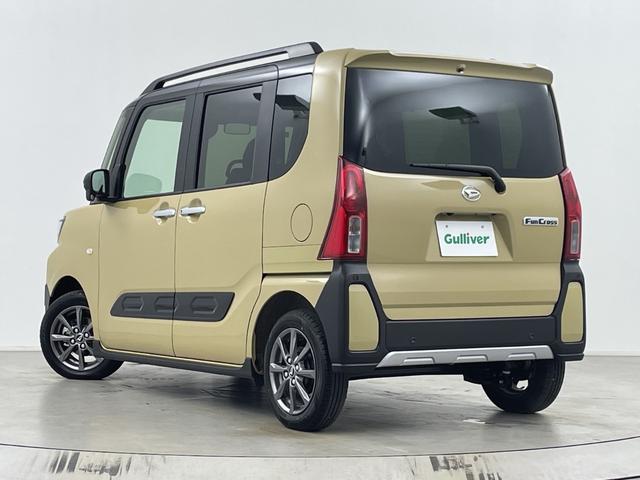 タント ファンクロス　社外ナビ　全方位カメラ　前席シートヒーター　両側パワースライドドア　衝突軽減ブレーキ　コーナーセンサー　電子パーキングシステム　ブレードホールド　ロールサンシェード　フロアマット　純正アルミホイール（67枚目）