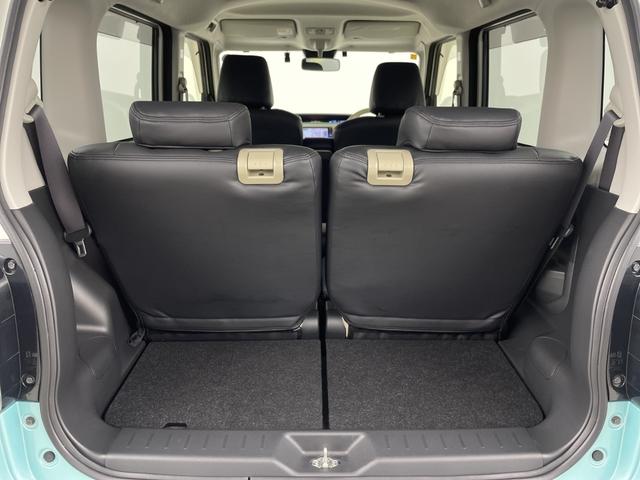 ムーヴキャンバス ＧメイクアップＶＳ　ＳＡＩＩＩ　純正ナビ　全方位カメラ　地デジワンセグ　前方ドライブレコーダー　ＥＴＣ　衝突軽減ブレーキ　オートマチックハイビーム　シートヒーター　両側パワースライドドア　レザー調シートカバー　純正フロアマット（46枚目）