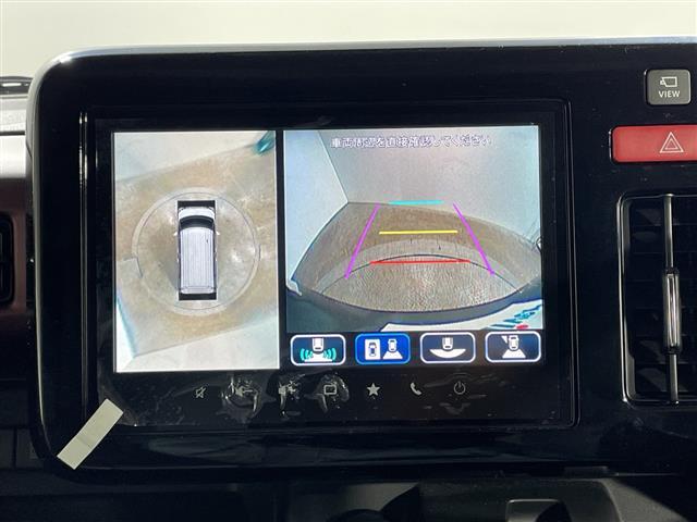 スペーシアカスタム ハイブリッドXSターボ 純正ナビ 全方位カメラ スズキセーフティサポート 衝突軽減ブレーキ レーンキープ クルコン HUD LED 革巻ステアリング パドルシフト ステアリングヒーター  シートヒーター USB電源ソケット(3枚目)