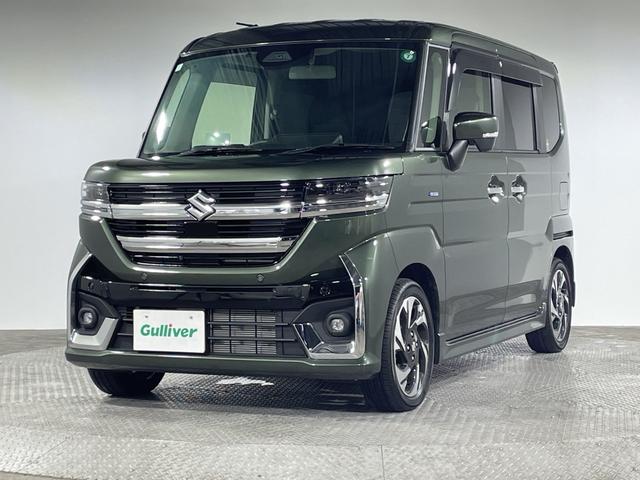 スペーシアカスタム ハイブリッドXSターボ 純正ナビ 全方位カメラ スズキセーフティサポート 衝突軽減ブレーキ レーンキープ クルコン HUD LED 革巻ステアリング パドルシフト ステアリングヒーター  シートヒーター USB電源ソケット(59枚目)