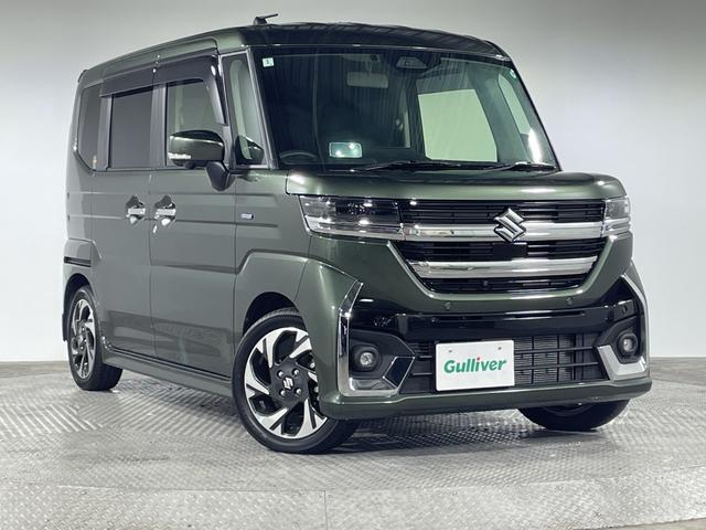 スペーシアカスタム ハイブリッドXSターボ 純正ナビ 全方位カメラ スズキセーフティサポート 衝突軽減ブレーキ レーンキープ クルコン HUD LED 革巻ステアリング パドルシフト ステアリングヒーター  シートヒーター USB電源ソケット(61枚目)