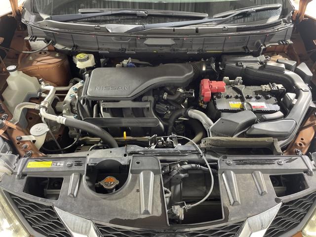 エクストレイル ２０Ｘｔｔ　エマージェンシーブレーキパッケージ　純正ナビ　アラウンドビューＭ　ＡＥＢ　ＬＤＷ　クルコン　ＩＰＡ　ＰＢＤ　ＬＥＤ　革巻ステアリング　前席シートヒーター　インテリキー　プッシュスタート　前後ソナー　ルーフレール　ＥＴＣ　アイドリングＳ（73枚目）