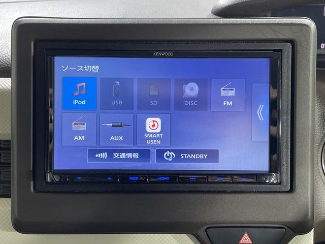 Ｎ－ＢＯＸ Ｌ　社外７型ナビ　バックカメラ　ホンダセンシング　片側電動　前席シートヒーター　前席シートバックテーブル　スマートキー　プッシュスタート　ＥＴＣ　ＡＨＢ　ＬＥＤヘッドライト　オートライト　リアソナー（5枚目）