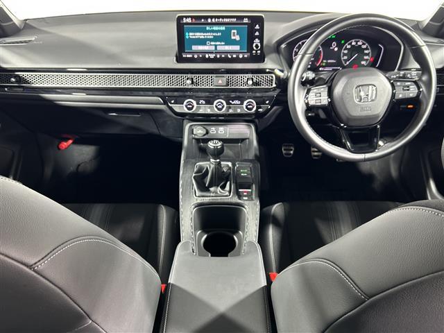 シビック LX 純正DA Hセンシング Bカメラ フルセグ LED 純正サイド/リアスポイラー ETC2.0 半革シート 革巻ステアリング 前シートヒーター アイドリングS 無限ドアバイザー スマートキー プッシュS(2枚目)