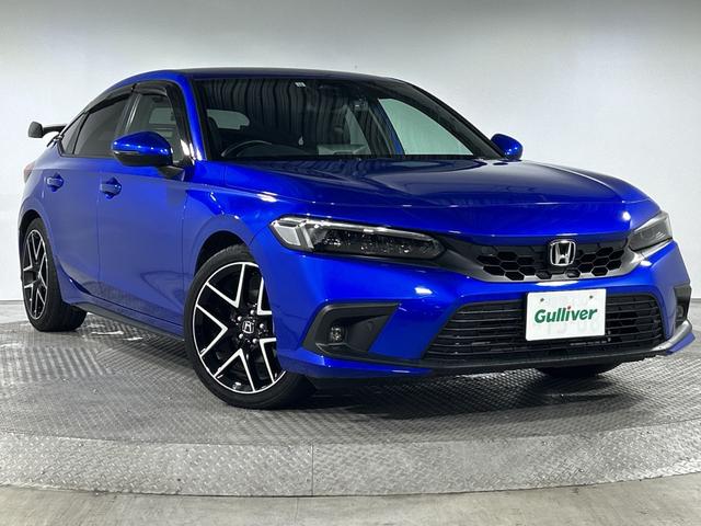 シビック LX 純正DA Hセンシング Bカメラ フルセグ LED 純正サイド/リアスポイラー ETC2.0 半革シート 革巻ステアリング 前シートヒーター アイドリングS 無限ドアバイザー スマートキー プッシュS(57枚目)