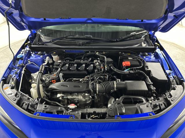 シビック LX 純正DA Hセンシング Bカメラ フルセグ LED 純正サイド/リアスポイラー ETC2.0 半革シート 革巻ステアリング 前シートヒーター アイドリングS 無限ドアバイザー スマートキー プッシュS(73枚目)