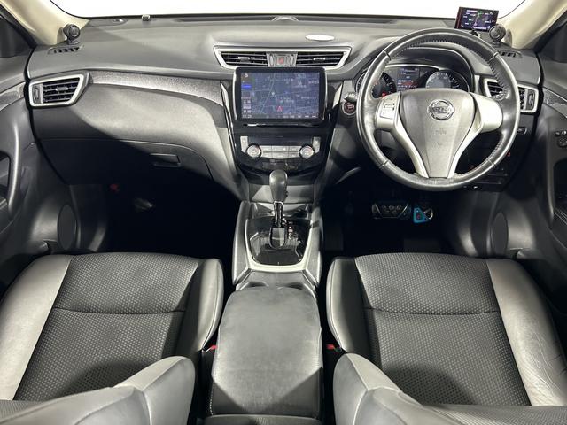 エクストレイル 20X エマージェンシーブレーキパッケージ 社外9型ナビ Bカメラ LDW AEB 進入禁止 アイドリングS カブロンシート 前席シートヒーター 革巻きステアリング 前後ソナー LED 社外前ドラレコ インテリキー プッシュスタート(2枚目)