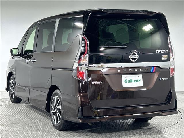 セレナ e-パワー ハイウェイスターG 社外ナビ アラウンドビューM 先進安全装備 プロパイロット Dルームミラー パーキングA 両側電動 ステアリングH 合皮シート 社外TPMS ブラウン内装 2列目3列目シートバックT/USBソケット(35枚目)