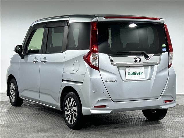 ルーミー カスタムG 純正ナビ パノラミックビューM 両側電動 スマートアシスト クルコン AHB 革巻きステアリング 前後ソナー LEDヘッド/フォグランプ 純正14インチAW アイドリングS スマートキー プッシュS(36枚目)