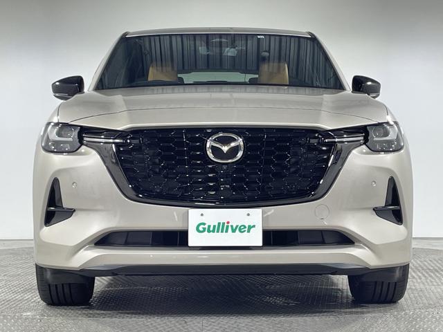 ＣＸ－６０ ＸＤ－ハイブリッド　プレミアムスポーツ　マツダコネクト１２．３型ＳＤナビ　ＢＯＳＥ　３６０度カメラ　パノラマＳＲ　ＰＢＤ　ｉ－ＡＣＴＩＶＳＥＮＳＥ　ステアリングＨ　革／スエードシート　前Ｐシート／ベンチレーション　前後シートＨ　ＡＬＨ　Ｑｉ（65枚目）