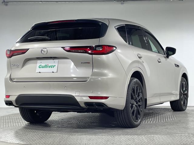 ＣＸ－６０ ＸＤ－ハイブリッド　プレミアムスポーツ　マツダコネクト１２．３型ＳＤナビ　ＢＯＳＥ　３６０度カメラ　パノラマＳＲ　ＰＢＤ　ｉ－ＡＣＴＩＶＳＥＮＳＥ　ステアリングＨ　革／スエードシート　前Ｐシート／ベンチレーション　前後シートＨ　ＡＬＨ　Ｑｉ（70枚目）