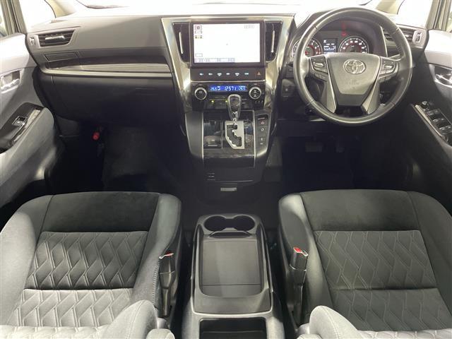 アルファード 2.5S トヨタセーフティセンス 純正10型ナビ バックカメラ 純正12型フリップダウンモニター 両側電動スライドドア MTモード ビルトインETC ドライブレコーダー 電動サイドブレーキ スペアキー LED(2枚目)