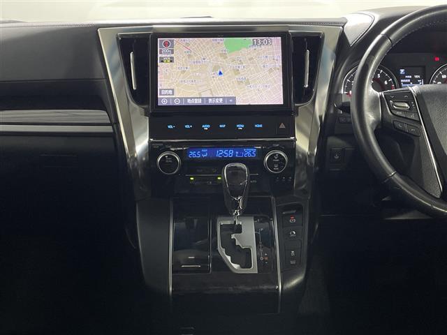 アルファード 2.5S トヨタセーフティセンス 純正10型ナビ バックカメラ 純正12型フリップダウンモニター 両側電動スライドドア MTモード ビルトインETC ドライブレコーダー 電動サイドブレーキ スペアキー LED(26枚目)