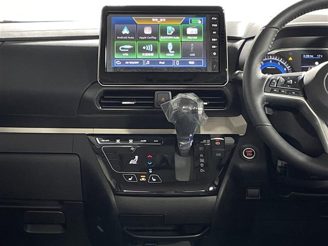 デリカミニ T プレミアム 届出済未使用車 純正9型DA e-アシスト マイパイロット 2トーンカラー ルーフレール 両側電動 Dルームミラー マルチアラウンドビューM 前シートH ステアリングH LED 電動PB/オートBH(23枚目)