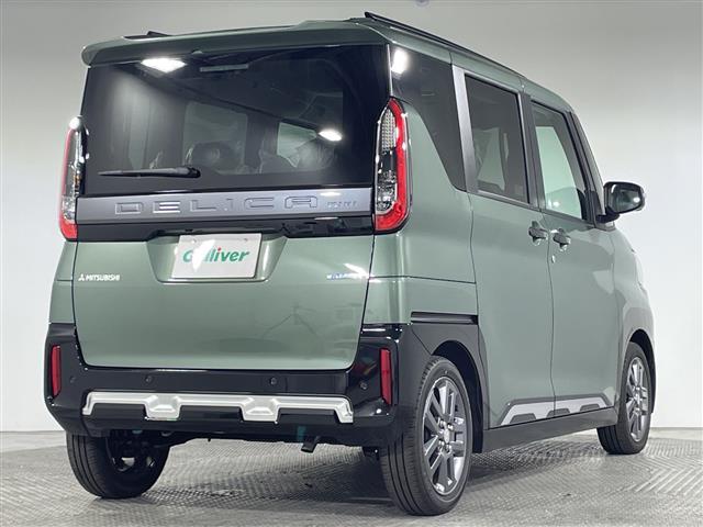 デリカミニ T プレミアム 届出済未使用車 純正9型DA e-アシスト マイパイロット 2トーンカラー ルーフレール 両側電動 Dルームミラー マルチアラウンドビューM 前シートH ステアリングH LED 電動PB/オートBH(35枚目)