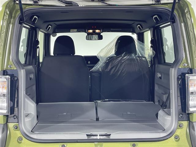 タフト G ダーククロムベンチャー 届出済み未使用車 スマートアシスト ACC エコアイドル ガラスルーフ ルーフレール LED 前席シートヒーター 前後ソナー 革巻ステアリング プッシュS Sキー 電動パーキングB 純正15AW(34枚目)