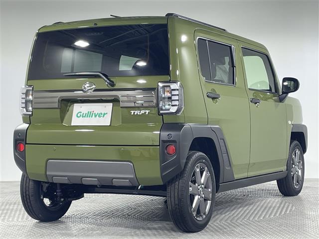 タフト G ダーククロムベンチャー 届出済み未使用車 スマートアシスト ACC エコアイドル ガラスルーフ ルーフレール LED 前席シートヒーター 前後ソナー 革巻ステアリング プッシュS Sキー 電動パーキングB 純正15AW(37枚目)