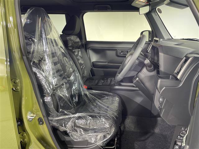 タフト G ダーククロムベンチャー 届出済未使用車 スマアシ ガラスルーフ ルーフレール アイドリングS LEDヘッド/フォグランプ 純正15インチAW 革巻ステアリング 前シートヒーター 電動PB/オートBH スマートキー プッシュS(9枚目)