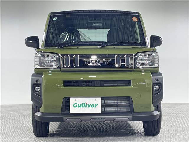 タフト G ダーククロムベンチャー 届出済未使用車 スマアシ ガラスルーフ ルーフレール アイドリングS LEDヘッド/フォグランプ 純正15インチAW 革巻ステアリング 前シートヒーター 電動PB/オートBH スマートキー プッシュS(12枚目)