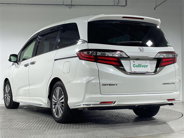 オデッセイ アブソルート・EXホンダセンシング ホンダセンシング 純正8型ナビ 全方位カメラ パーキングアシスト 両側電動スライドドア シートヒーター パワーシート オットマン ビルトインETC2.0 前後ドライブレコーダー パドルシフト LED(37枚目)