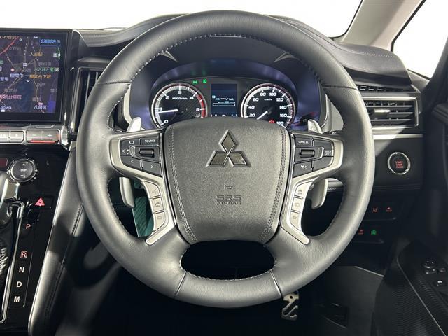 デリカD:5 ブラックエディション 11型ナビ マルチアラウンドビューモニター オートステップ 両側電動スライドドア レザーシート パワーシート シートヒーター パワーバックドア パドルシフト ステアリングヒーター LED マット(20枚目)