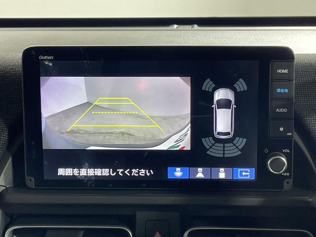 フリード ｅ：ＨＥＶエアー　ＥＸ　登録済未使用車　純正９型ディスプレイオーディオ　ナビ　バックカメラ　フルセグ　両側電動　ホンダセンシング　革巻ステアリング　前席シートヒーター　ＡＨＢ　ＬＥＤヘッドランプ　スマートキー　プッシュＳ（5枚目）