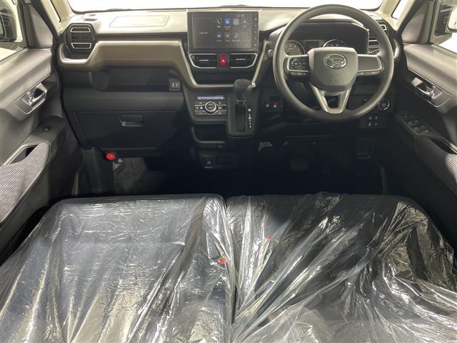 ムーヴ G 届出済未使用車/9型純正DA/全方位カメラ/両側電動スライドドア/スマートアシスト/衝突軽減/電動サイドブレーキ/オートブレーキホールド/コーナーセンサー/LED/スマートキー/マット/アルミホイール(42枚目)