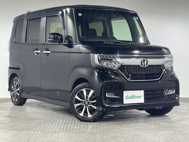 N-BOXカスタム G・Lホンダセンシング 純正8型ナビ TV BT バックカメラ 電動スライドドア 衝突軽減ブレーキ 車線逸脱警報 レーダークルコン 革巻きステアリング ステアリングスイッチ ETC LEDヘッドライト フォグランプ 純アルミ(58枚目)