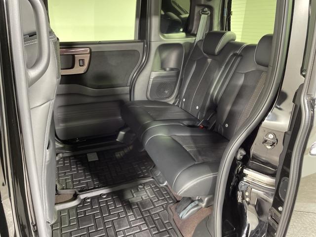 N-BOXカスタム G・Lターボホンダセンシング ホンダセンシング 純正8インチナビ バックカメラ 両側電動スライドドア ハーフレザーシート シートヒーター ビルトインETC 革巻きステアリング パドルシフト LED シーケンシャルウィンカー フォグ(37枚目)