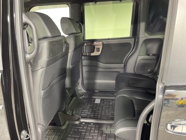 N-BOXカスタム G・Lターボホンダセンシング ホンダセンシング 純正8インチナビ バックカメラ 両側電動スライドドア ハーフレザーシート シートヒーター ビルトインETC 革巻きステアリング パドルシフト LED シーケンシャルウィンカー フォグ(38枚目)