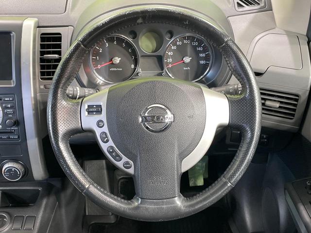 エクストレイル ２０Ｘ　１年保証付　純正ナビ　バックカメラ　禁煙車　スマートキー　ビルトインＥＴＣ　オートライト　オートエアコン　純正１７インチアルミ　ＣＤ　ＤＶＤ再生（11枚目）