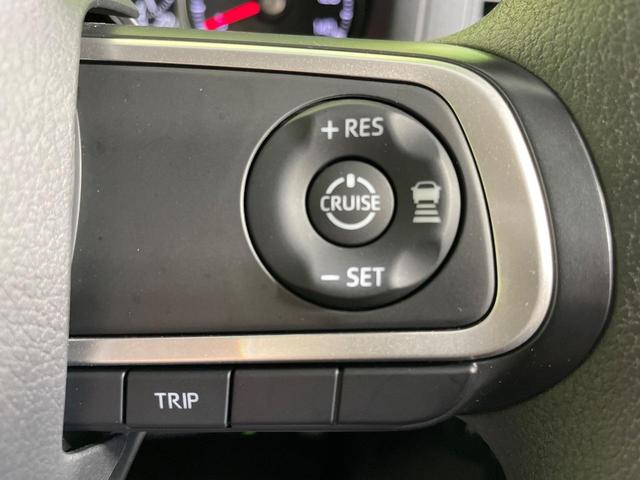 【アダプティブクルーズコントロール】高速道路での長距離走行が楽に！！自動で速度を保つクルーズコントロールが、衝突軽減システムと連携し、前方の車両を感知して車間を保つように速度調節してくれます！！