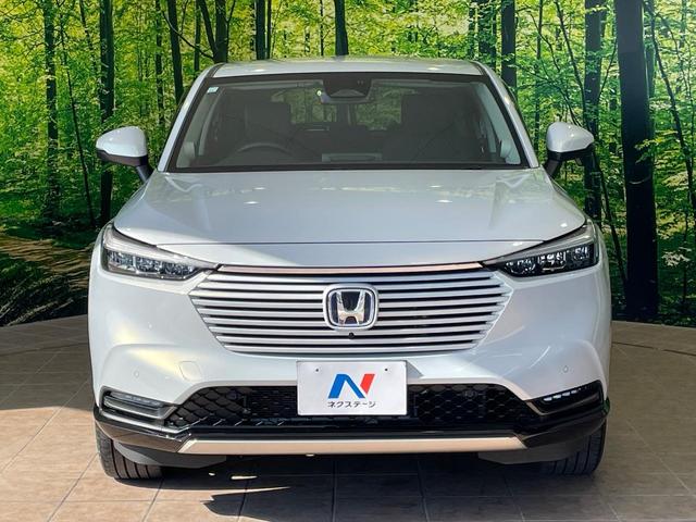 ヴェゼル ｅ：ＨＥＶ　Ｚ　１年保証　全周囲カメラ　衝突被害軽減システム　禁煙車　電動リアゲート　ハーフレザーシート　コーナーセンサー　スマートキー　ＬＥＤヘッド　ＥＴＣ２．０　純正１８インチアルミ　オートライト（14枚目）