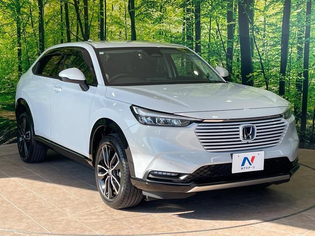 ヴェゼル ｅ：ＨＥＶ　Ｚ　１年保証　全周囲カメラ　衝突被害軽減システム　禁煙車　電動リアゲート　ハーフレザーシート　コーナーセンサー　スマートキー　ＬＥＤヘッド　ＥＴＣ２．０　純正１８インチアルミ　オートライト（16枚目）