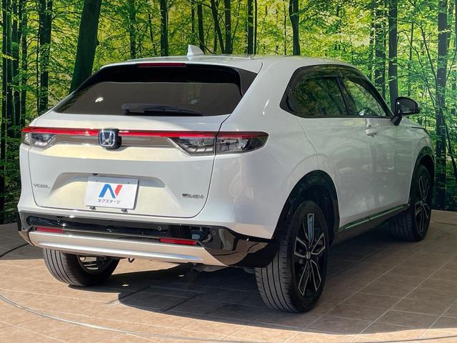 ヴェゼル ｅ：ＨＥＶ　Ｚ　１年保証　全周囲カメラ　衝突被害軽減システム　禁煙車　電動リアゲート　ハーフレザーシート　コーナーセンサー　スマートキー　ＬＥＤヘッド　ＥＴＣ２．０　純正１８インチアルミ　オートライト（17枚目）