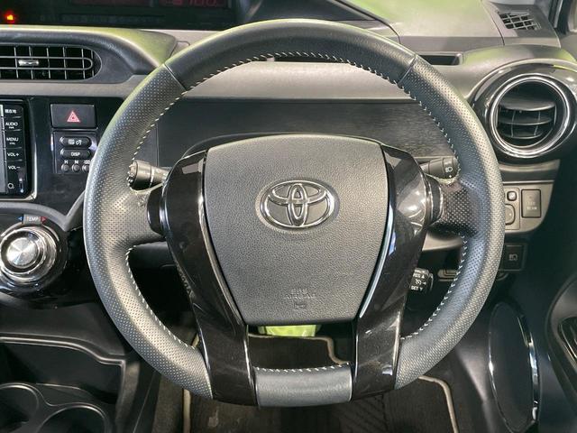 アクア Ｇ　Ｇ’ｓ　１年保証付　純正ナビ　衝突被害軽減システム　バックカメラ　禁煙車　ハーフレザーシート　ドラレコ　スマートキー　ＬＥＤヘッド　ＥＴＣ　クルコン　純正１７インチアルミ　オートハイビーム　オートライト（16枚目）