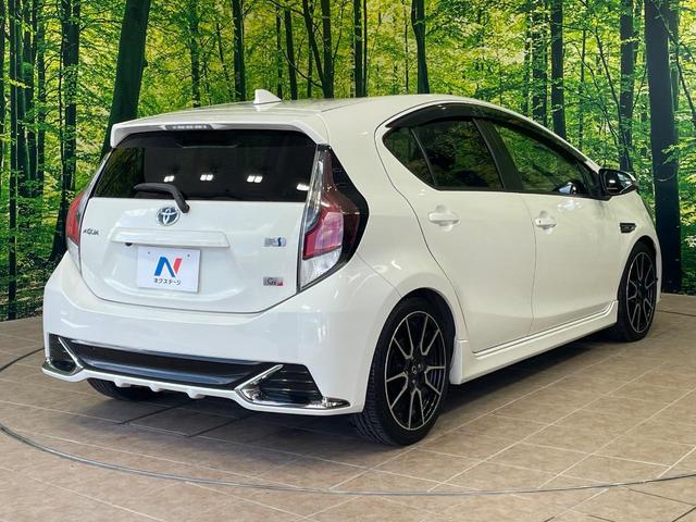 アクア Ｇ　Ｇ’ｓ　１年保証付　純正ナビ　衝突被害軽減システム　バックカメラ　禁煙車　ハーフレザーシート　ドラレコ　スマートキー　ＬＥＤヘッド　ＥＴＣ　クルコン　純正１７インチアルミ　オートハイビーム　オートライト（29枚目）