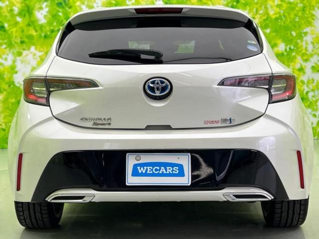 カローラスポーツ ハイブリッドG Z 保証書/純正 SDナビ/衝突安全装置/車線逸脱防止支援システム/ヘッドランプ LED/EBD付ABS/横滑り防止装置/アイドリングストップ/フルセグTV/エアバッグ 運転席/エアバッグ 助手席 記録簿(41枚目)