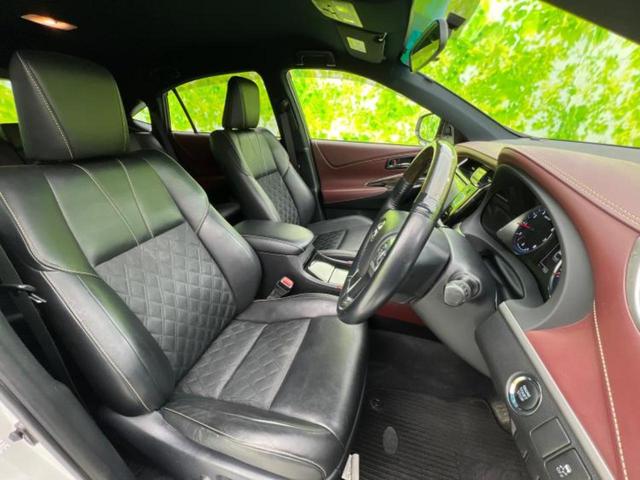 ハリアー エレガンス 保証書/社外 9インチ SDナビ/シート ハーフレザー/ヘッドランプ LED/ETC/EBD付ABS/横滑り防止装置/アイドリングストップ/フルセグTV/エアバッグ 運転席/エアバッグ 助手席 記録簿(4枚目)